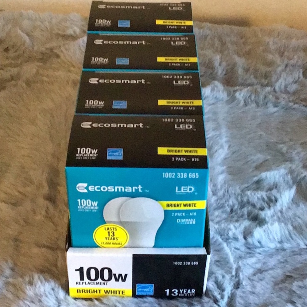 Ecosmart LED Light Bulbs - Bright White